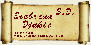 Srebrena Đukić vizit kartica